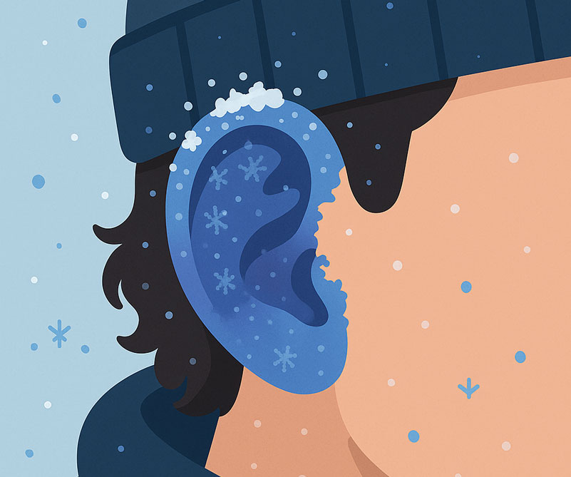 سرمازدگی لاله گوش 